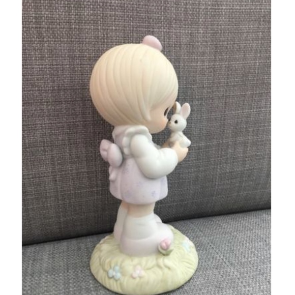 Wishing You A Happy Easter 1987 Girl Bunny - Picture 2 of 3